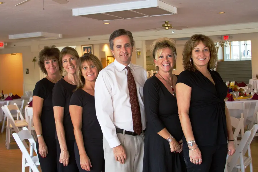 The Bournedale staff in the great room
